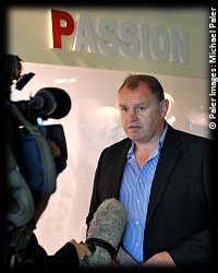 Dean Richards DoR Newcastle Falcons RFU Championship Launch 2012